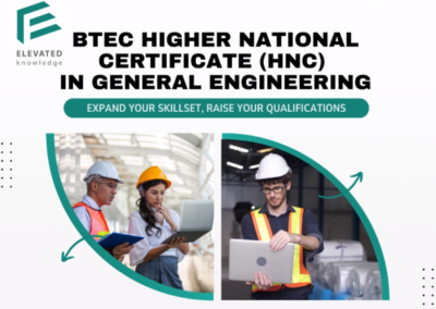 BTEC Higher National Certificate (HNC) in General Engineering
