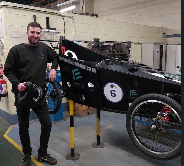 T2 Go-kart that was entered into the Stockport Krazy Races 2024 