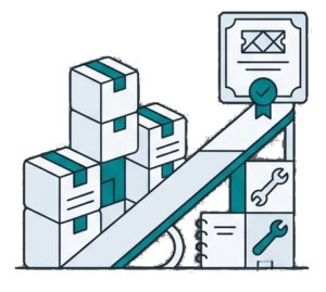 Career focused abstract illustration